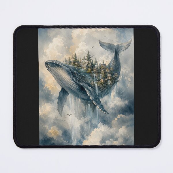 Item preview, Dream Whale Floating Island Fantasy designed and sold by DCdigitalgrowth.