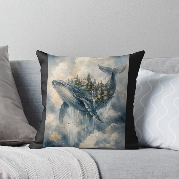 Item preview, Dream Whale Floating Island Fantasy designed and sold by DCdigitalgrowth.