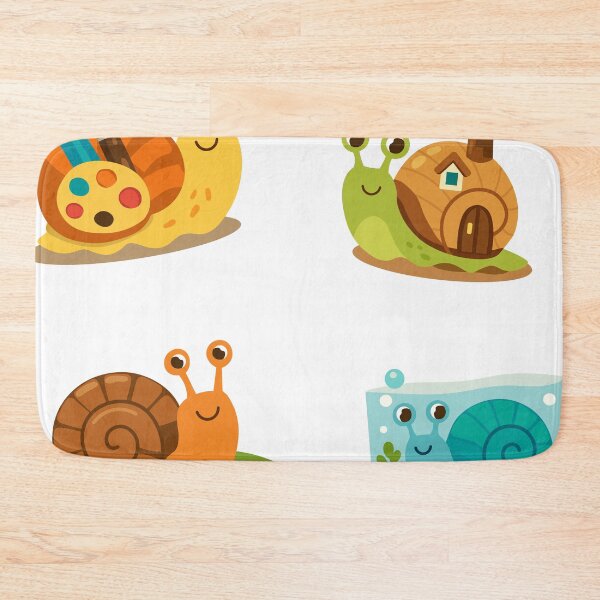 Item preview, Cute Snail Collection with Spiral Shells designed and sold by BetweenForms.