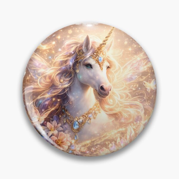 Item preview, Magical Unicorn Floral, Purple Rose, Leopard Butterfly, Gold Splatter designed and sold by TrendingJoyPicks.