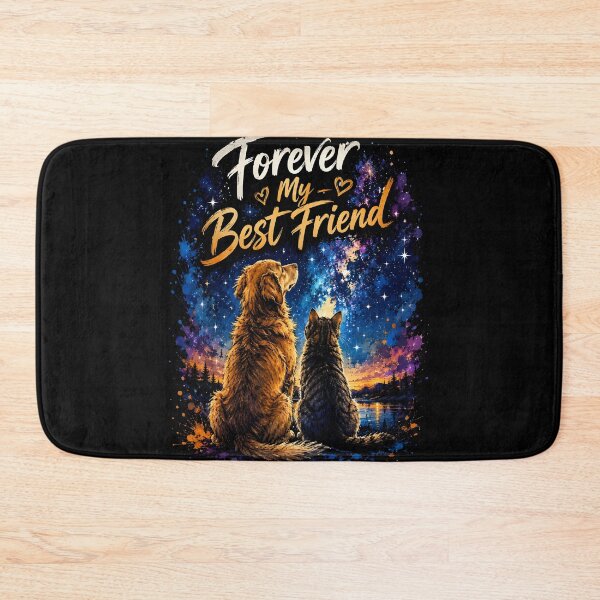 Item preview, Forever My Best Friend Dog Cat Galaxy designed and sold by KaysonSmith.