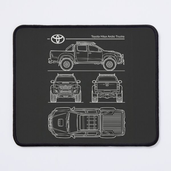 Item preview, Toyota Hilux Arctic Trucks Blueprint Extreme 4x4 PickUp Outline designed and sold by Motorline44.