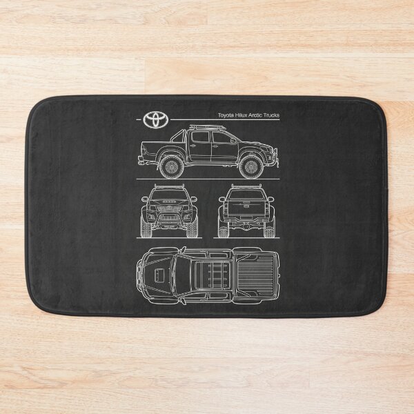 Item preview, Toyota Hilux Arctic Trucks Blueprint Extreme 4x4 PickUp Outline designed and sold by Motorline44.