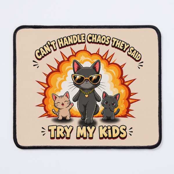 Item preview, Can't handle chaos they said, try my kids designed and sold by KiyomiArt.