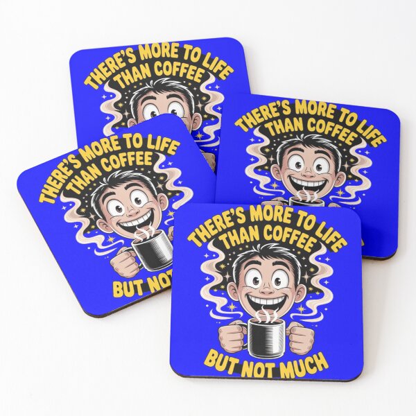 Item preview, There's More To Life Than Coffee But Not Much Funny Design designed and sold by fantasticdesign.