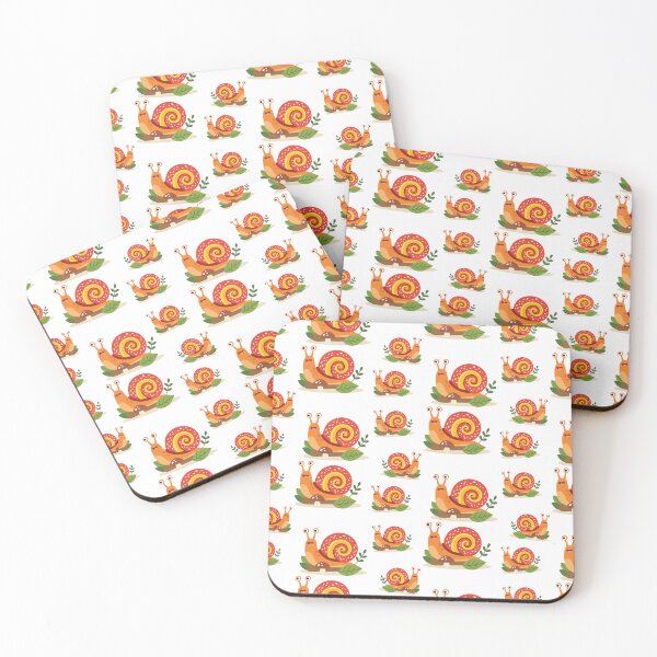 Item preview, Colorful Snail Seamless Pattern Illustration designed and sold by BetweenForms.