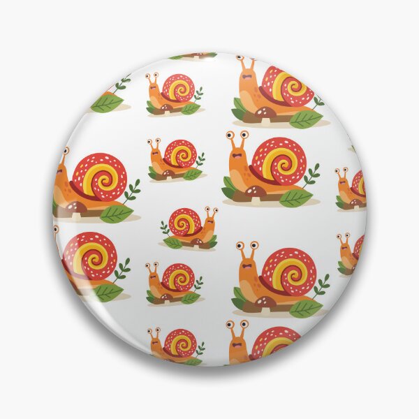 Item preview, Colorful Snail Seamless Pattern Illustration designed and sold by BetweenForms.
