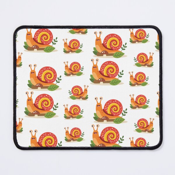 Item preview, Colorful Snail Seamless Pattern Illustration designed and sold by BetweenForms.