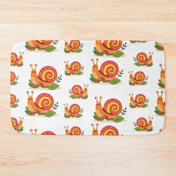 Item preview, Colorful Snail Seamless Pattern Illustration designed and sold by BetweenForms.