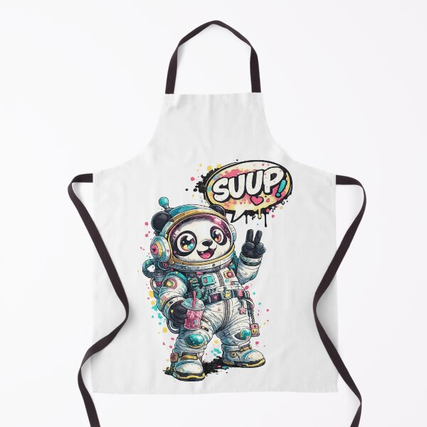 Item preview, Kawaii Rainbow Astronaut Panda - Y2K Cosmic Chill designed and sold by InkTheFox.