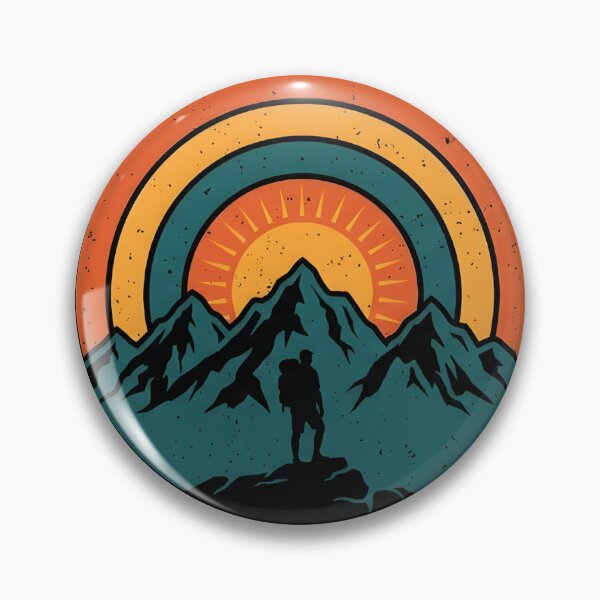 Item preview, ​Not All Who Wander Are Lost Retro Sunset designed and sold by KaysonSmith.