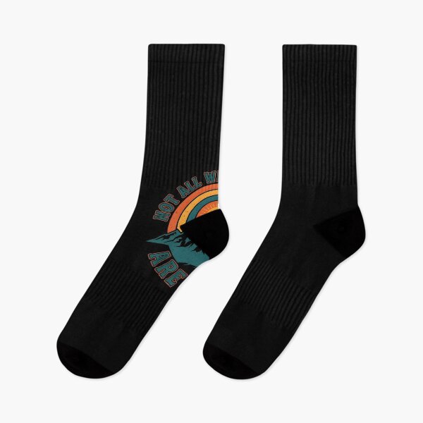 Item preview, ​Not All Who Wander Are Lost Retro Sunset designed and sold by KaysonSmith.