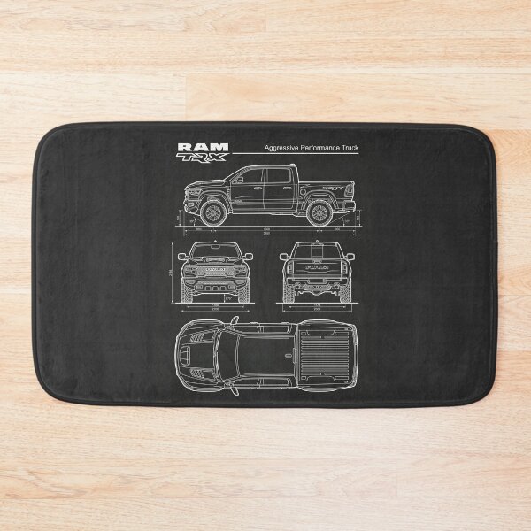 Item preview, RAM TRX Blueprint Aggressive Performance Truck Off-Road Outline designed and sold by Motorline44.