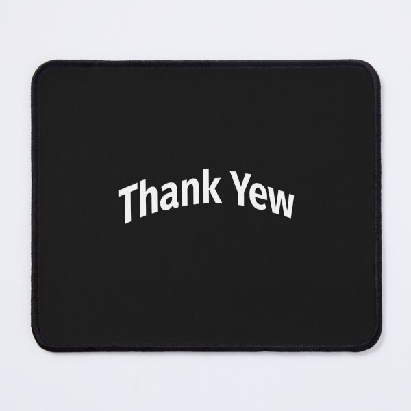Item preview, Clean White Arch Thank Yew Typographic Logo designed and sold by Log77.