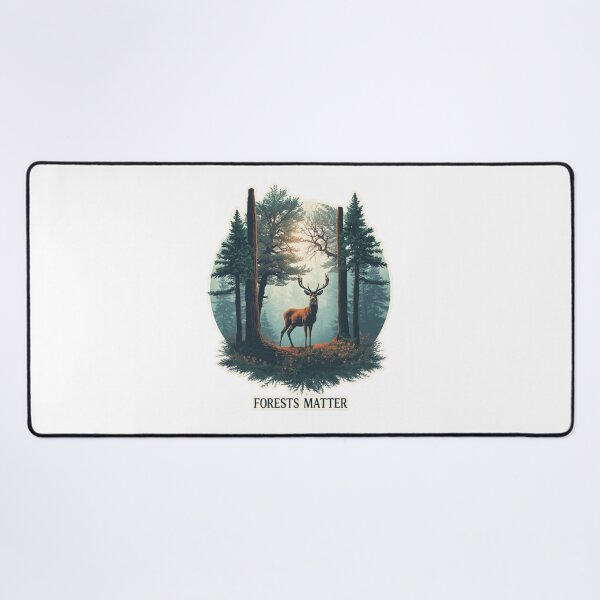 Item preview, Forests Matter Deer Shirt Nature Conservation Wildlife Forest Lover Hiking Gift Tee designed and sold by Sky-bully.