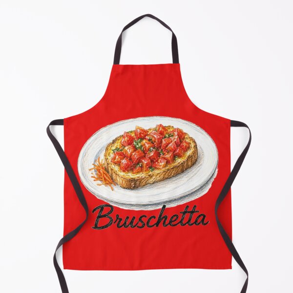 Item preview, Bruschetta - Illustration of Italian Cuisine designed and sold by JOANNASKAH.