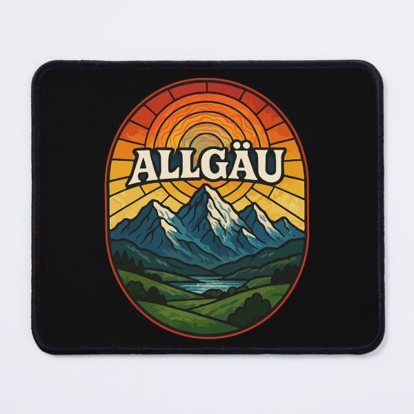 Item preview, Allgau Bavaria Germany Alps Trippy Art designed and sold by TomFrontierArt.