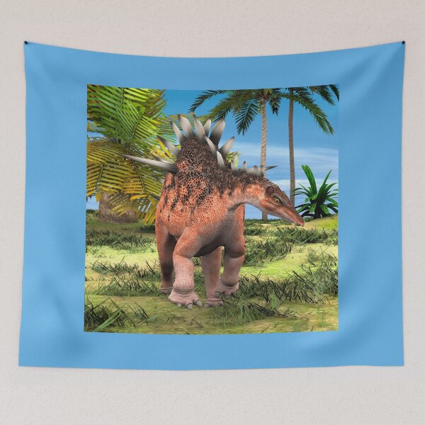 Item preview, Kentrosaurus Dinosaur Jungle Prehistoric Art designed and sold by Vac1.