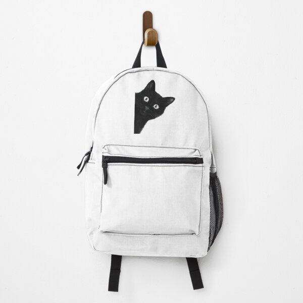 Item preview, Curious Peeking Black Cat Cat Lover designed and sold by Charaf01art.