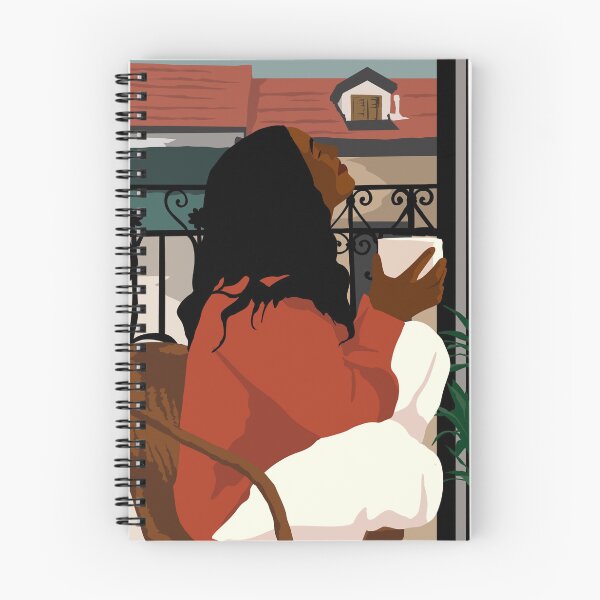 Item preview, Coffee Outside Girl designed and sold by ArtbyCiage.