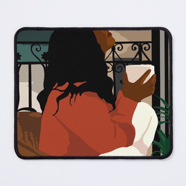 Item preview, Coffee Outside Girl designed and sold by ArtbyCiage.