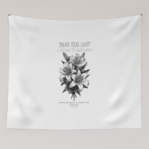 Item preview, Shadows of White Night Lilies designed and sold by PeterskyDesign.