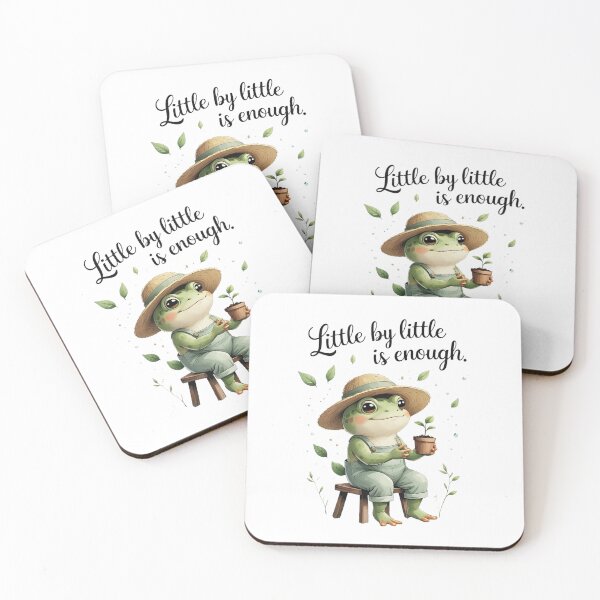 Item preview, Little By Little Is Enough Cottagecore Frog Plant Mom designed and sold by AQUILAKREO.