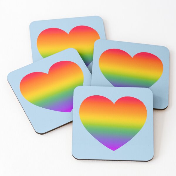 Item preview, Minimalist Rainbow Line Heart - Cute Colorful Retro Art designed and sold by SolutionsArt.