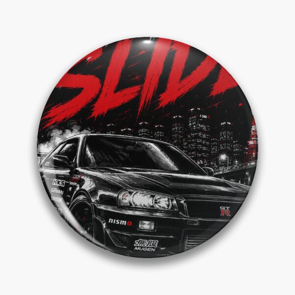 Item preview, Built To Slide GT-R T-Shirt | JDM Drift Racing Streetwear Design designed and sold by No Limits Garage.