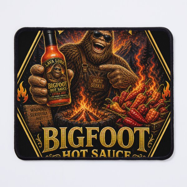 Item preview, Lava Lurk Bigfoot Hot Sauce Deep Woods Heat designed and sold by Bigfoot Fuel Co.