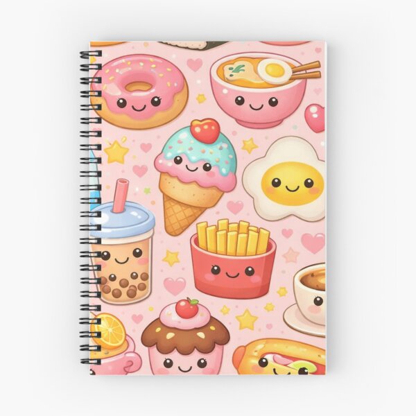 Item preview, Kawaii Food Pattern | Cute Pastel Snacks & Drinks Illustration Aesthetic designed and sold by Aramdesing.