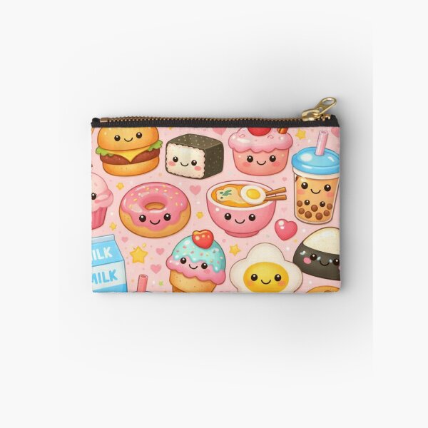 Item preview, Kawaii Food Pattern | Cute Pastel Snacks & Drinks Illustration Aesthetic designed and sold by Aramdesing.