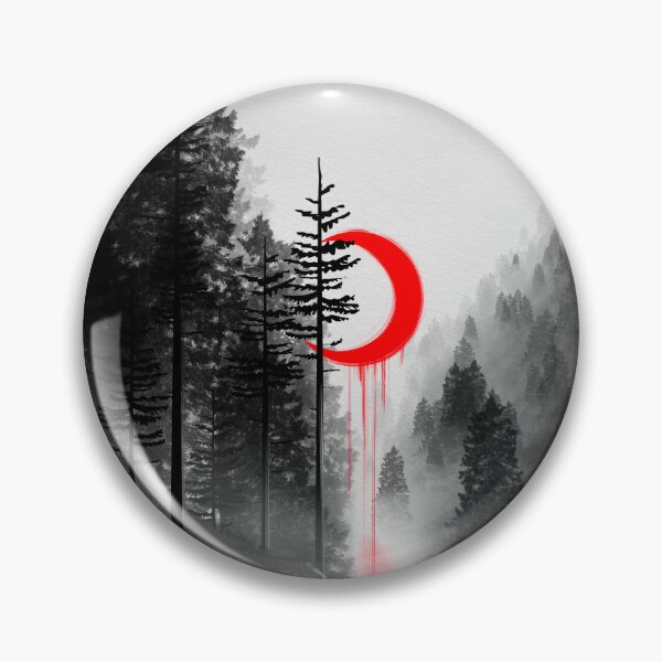 Item preview, Crimson Path Through The Pines designed and sold by Ola-urb.