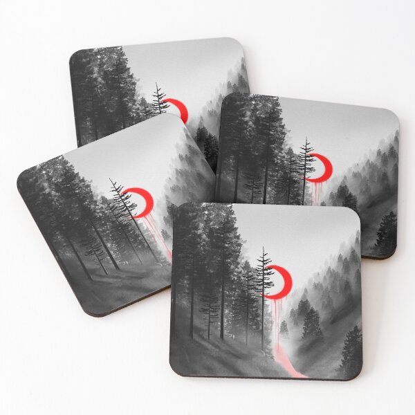 Item preview, Crimson Path Through The Pines designed and sold by Ola-urb.