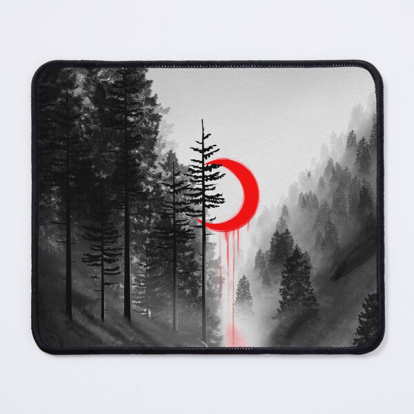 Item preview, Crimson Path Through The Pines designed and sold by Ola-urb.