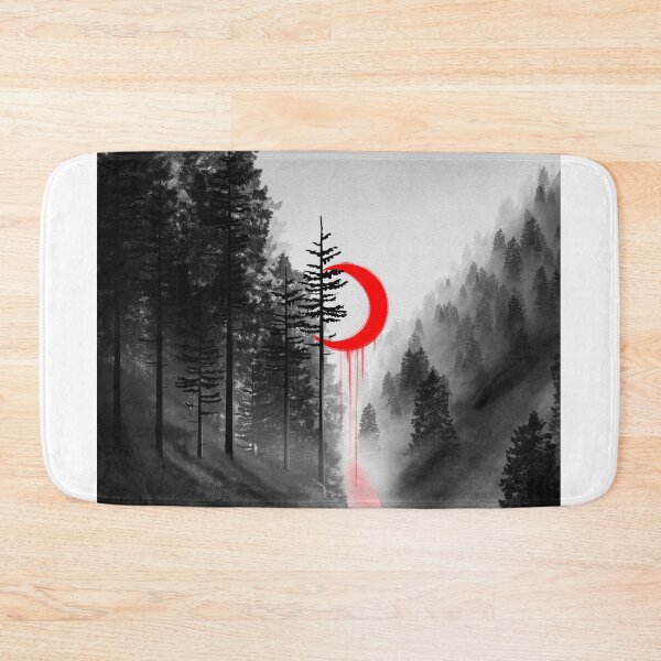 Item preview, Crimson Path Through The Pines designed and sold by Ola-urb.