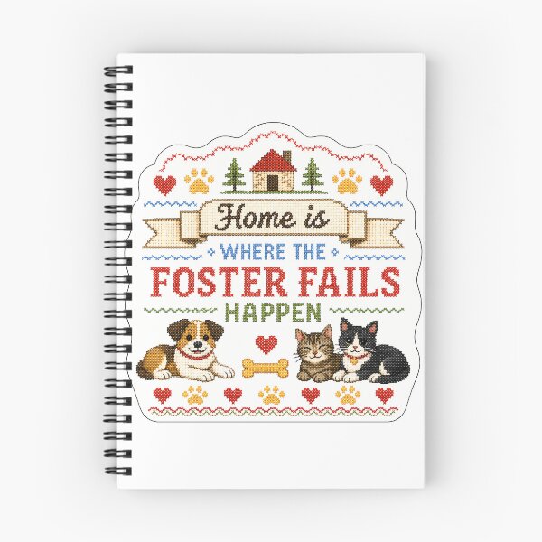 Item preview, Home is Where the Foster Fails Happen - Dog and Cat designed and sold by pikes84.