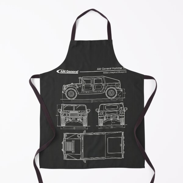 Item preview, AM General Hummer H1 Blueprint Military Tactical 4x4 Truck Outline designed and sold by Motorline44.