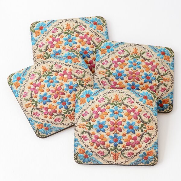 Item preview, Celestial Bloom Mandala: Embroidered Harmony designed and sold by BrainCurves.