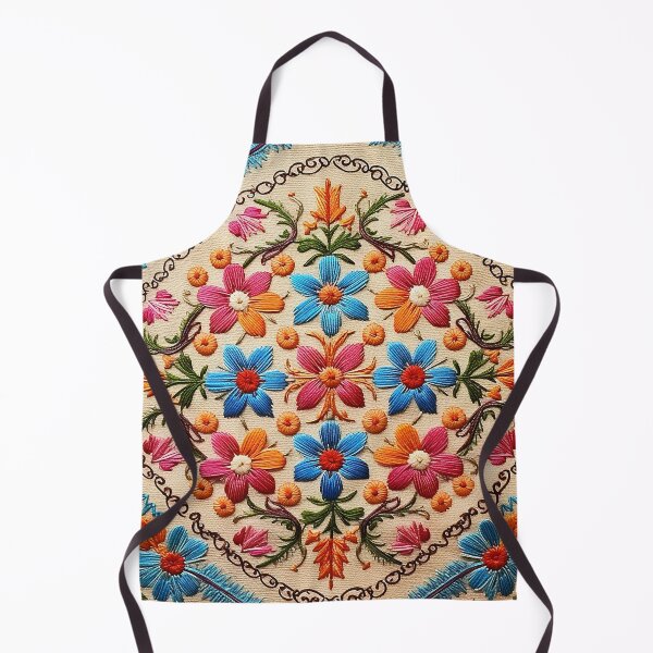 Item preview, Celestial Bloom Mandala: Embroidered Harmony designed and sold by BrainCurves.