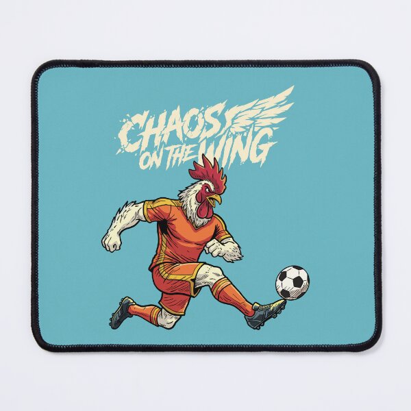 Item preview, Chaos on the Wing – Soccer Chicken Fury designed and sold by CARPIO Creations.
