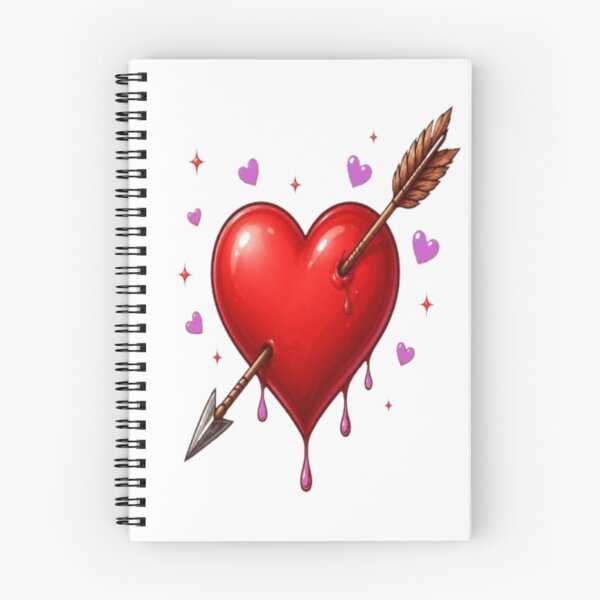 Item preview, Heart pierced by an arrow – love design designed and sold by Salma.Store.