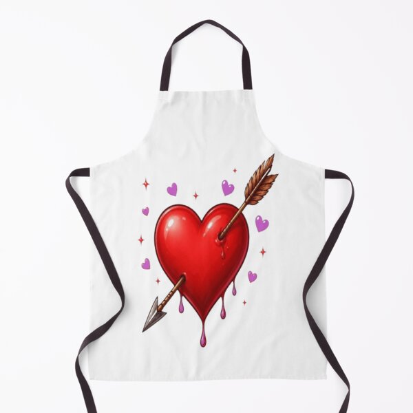 Item preview, Heart pierced by an arrow – love design designed and sold by Salma.Store.