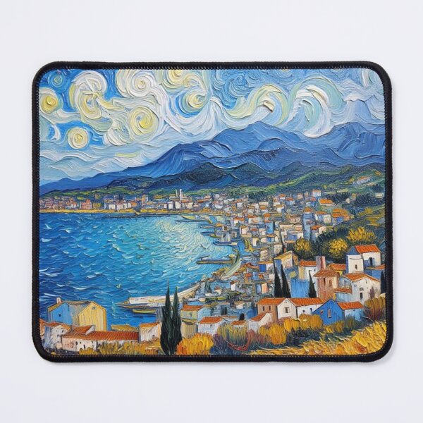 Item preview, Coastal town on the Ionian Sea designed and sold by sid1802.
