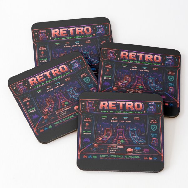 Item preview, Retro Arcade Carpet Theme Red Design designed and sold by joelsnug.
