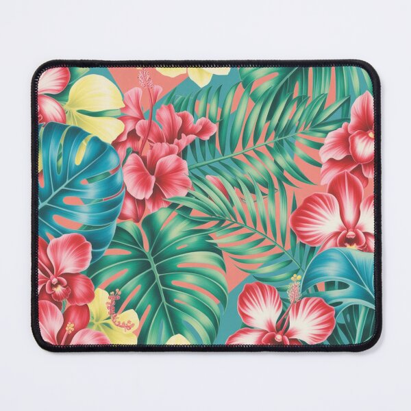 Item preview, Lush Tropical Orchids and Palm Leaves - Paradise Garden designed and sold by Ed & Harmony.