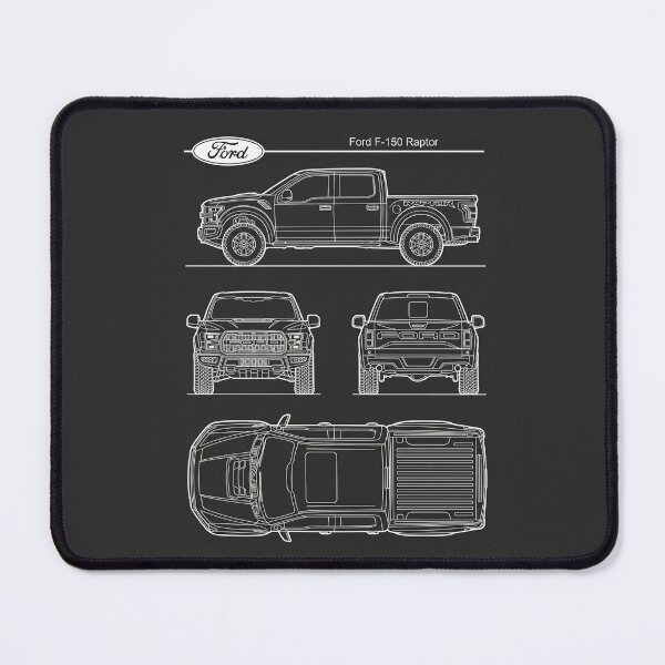 Item preview, Ford F-150 Raptor Blueprint Performance PickUp Truck Outline designed and sold by Motorline44.