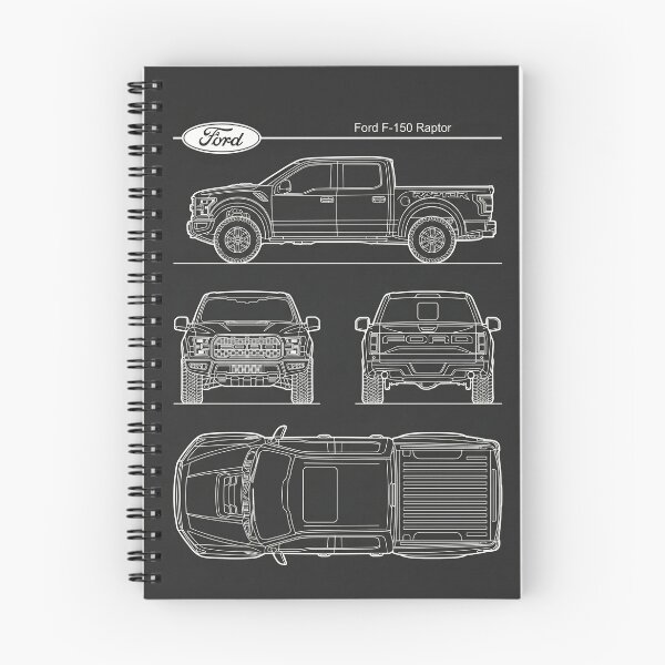 Item preview, Ford F-150 Raptor Blueprint Performance PickUp Truck Outline designed and sold by Motorline44.