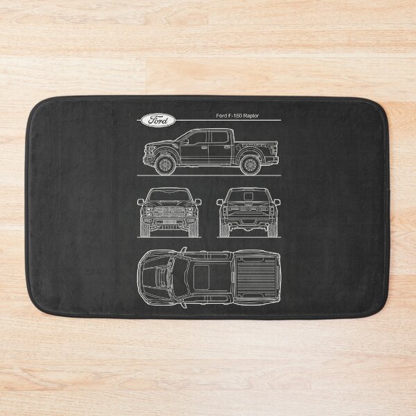 Item preview, Ford F-150 Raptor Blueprint Performance PickUp Truck Outline designed and sold by Motorline44.