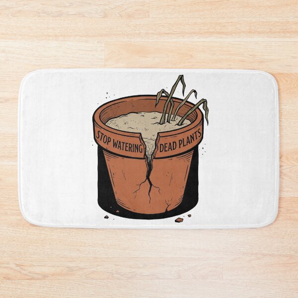 Item preview,  Stop Watering Dead Plants — Cracked Terracotta Pot Graphic Tee designed and sold by BumbleBloom7.